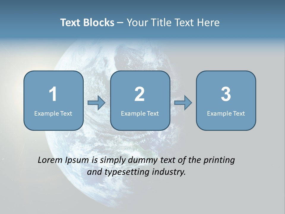 Concepts Sunrise Global PowerPoint Template