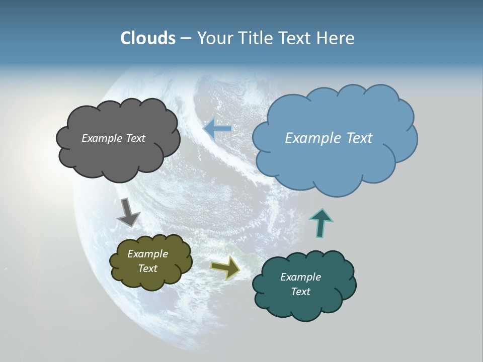 Concepts Sunrise Global PowerPoint Template