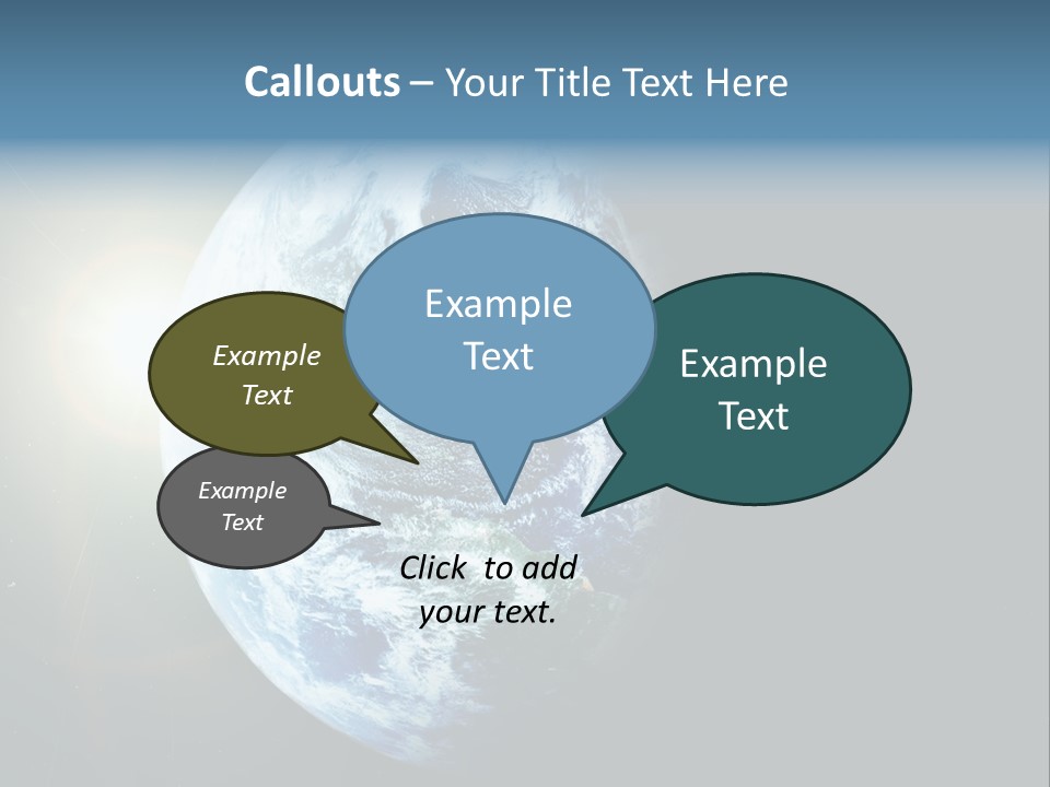 Concepts Sunrise Global PowerPoint Template