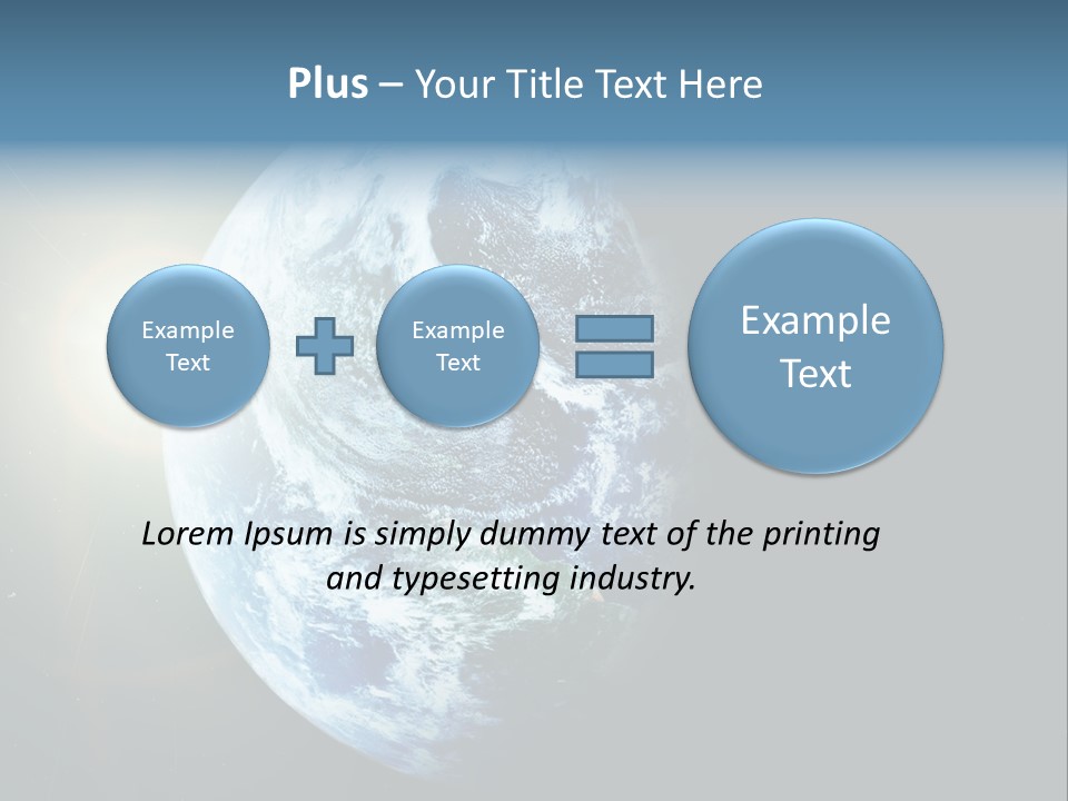 Concepts Sunrise Global PowerPoint Template