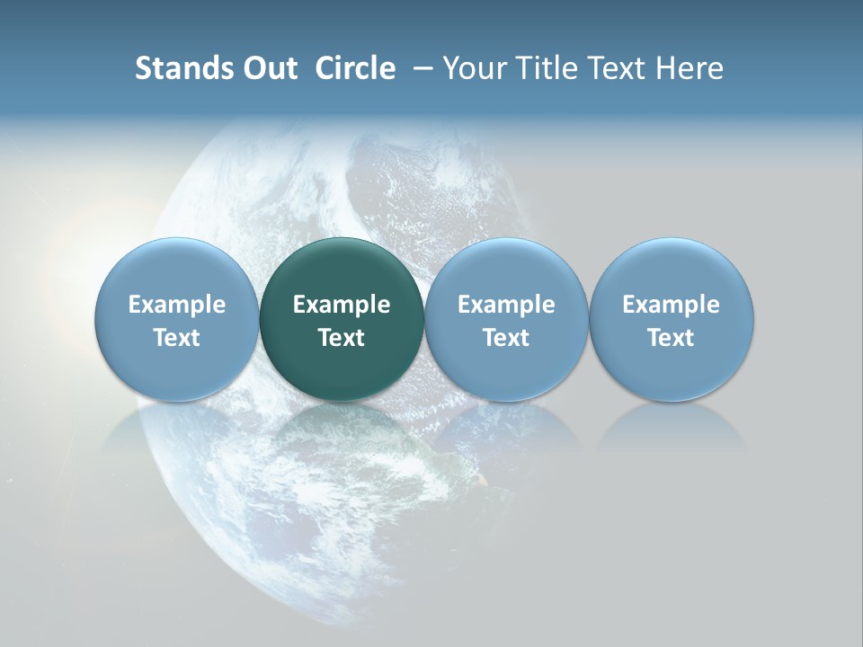 Concepts Sunrise Global PowerPoint Template