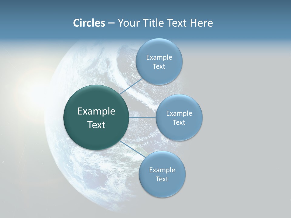 Concepts Sunrise Global PowerPoint Template