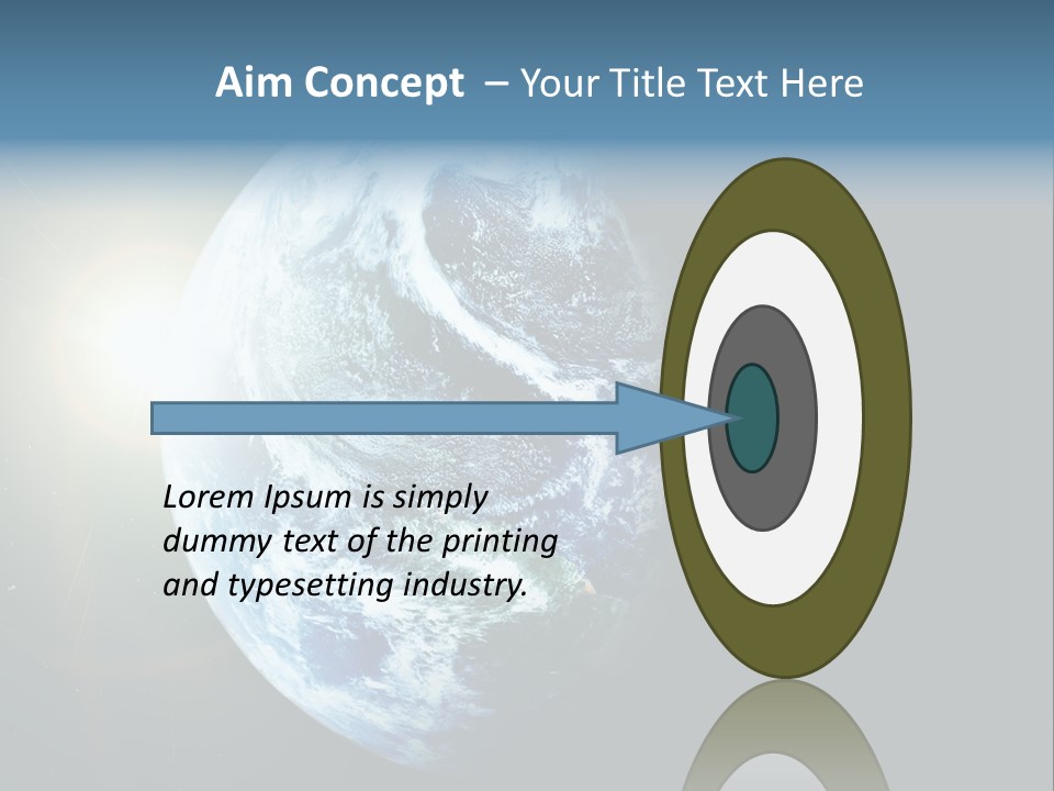 Concepts Sunrise Global PowerPoint Template