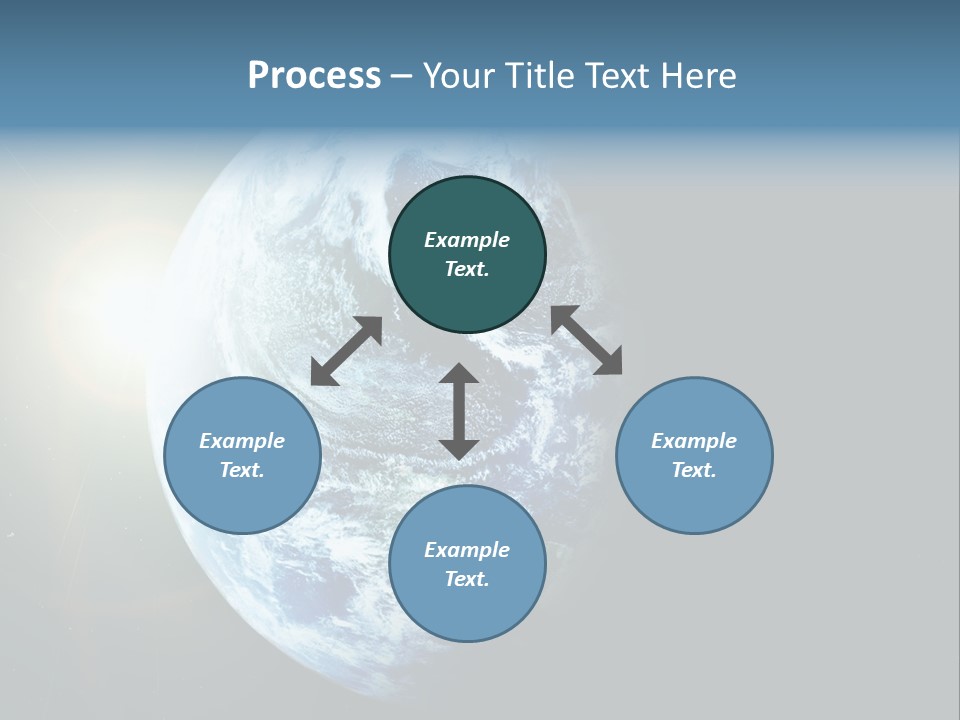Concepts Sunrise Global PowerPoint Template