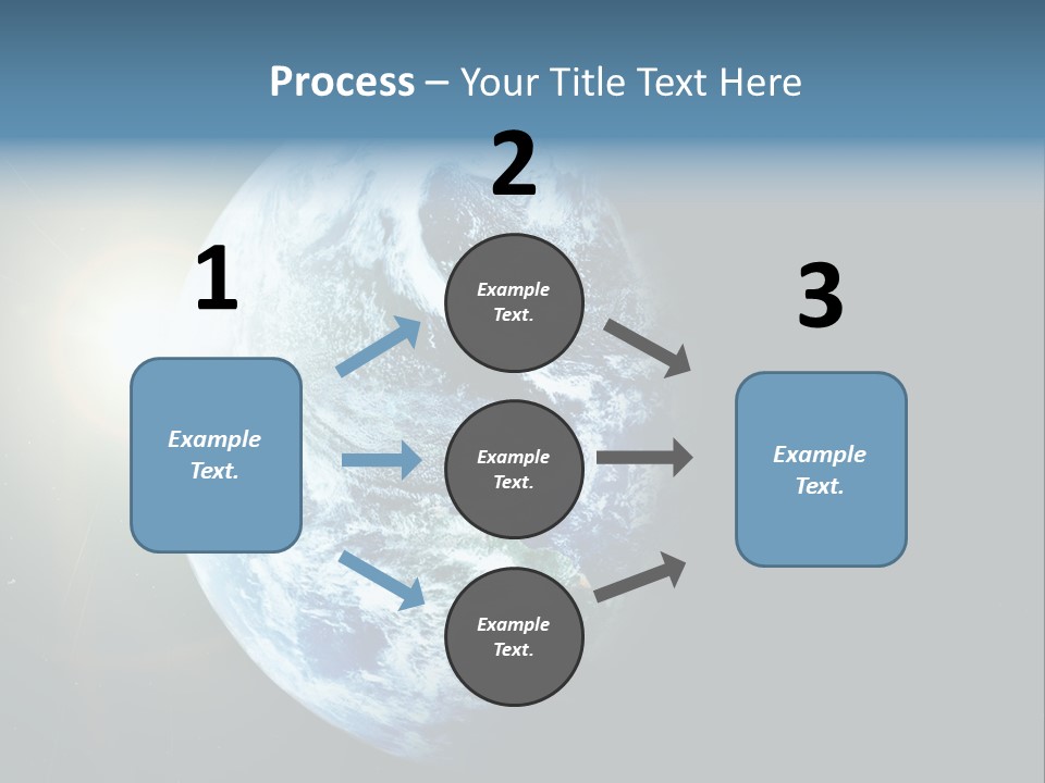 Concepts Sunrise Global PowerPoint Template