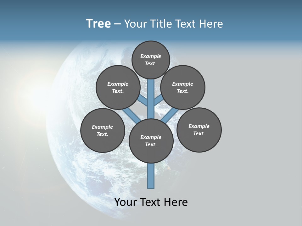 Concepts Sunrise Global PowerPoint Template