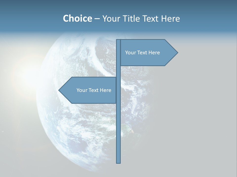 Concepts Sunrise Global PowerPoint Template