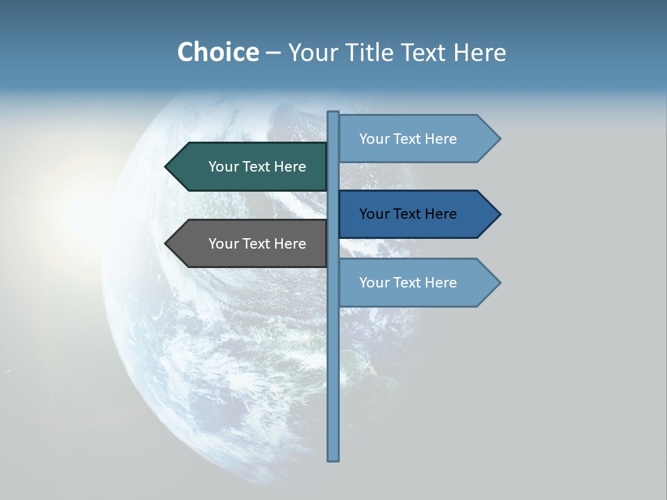 Concepts Sunrise Global PowerPoint Template