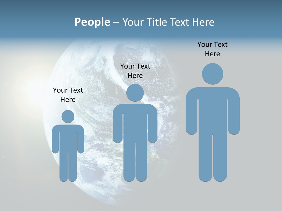 Concepts Sunrise Global PowerPoint Template