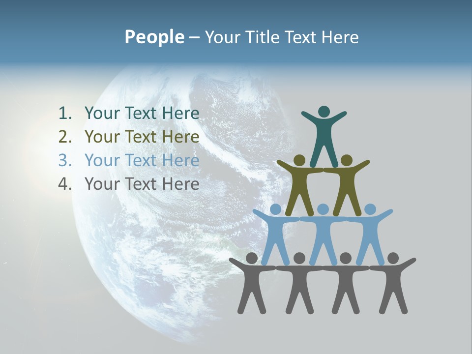 Concepts Sunrise Global PowerPoint Template