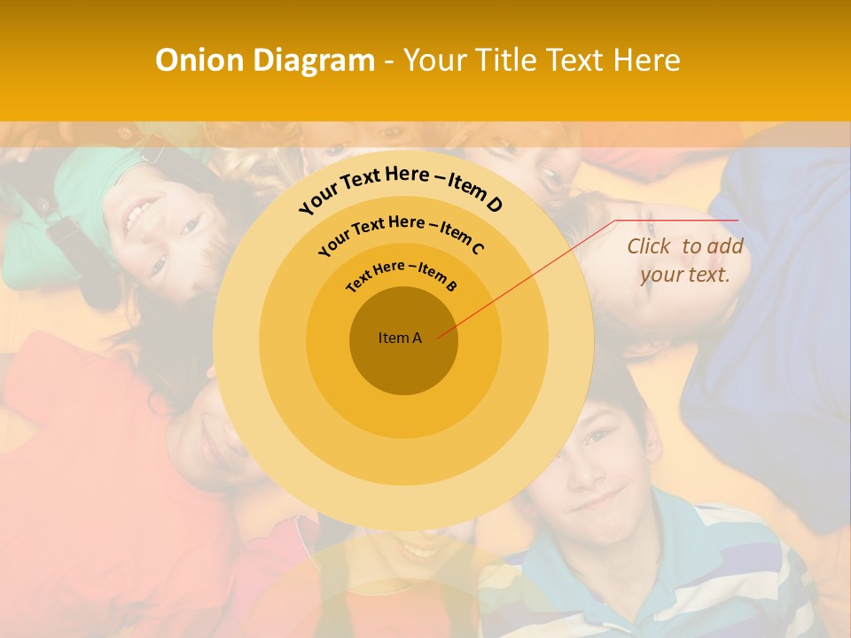 A Group Of Kids Laying On A Bed Together PowerPoint Template