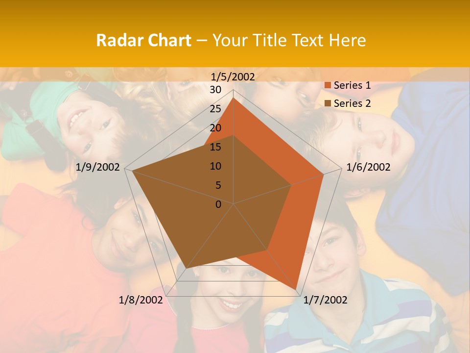 A Group Of Kids Laying On A Bed Together PowerPoint Template