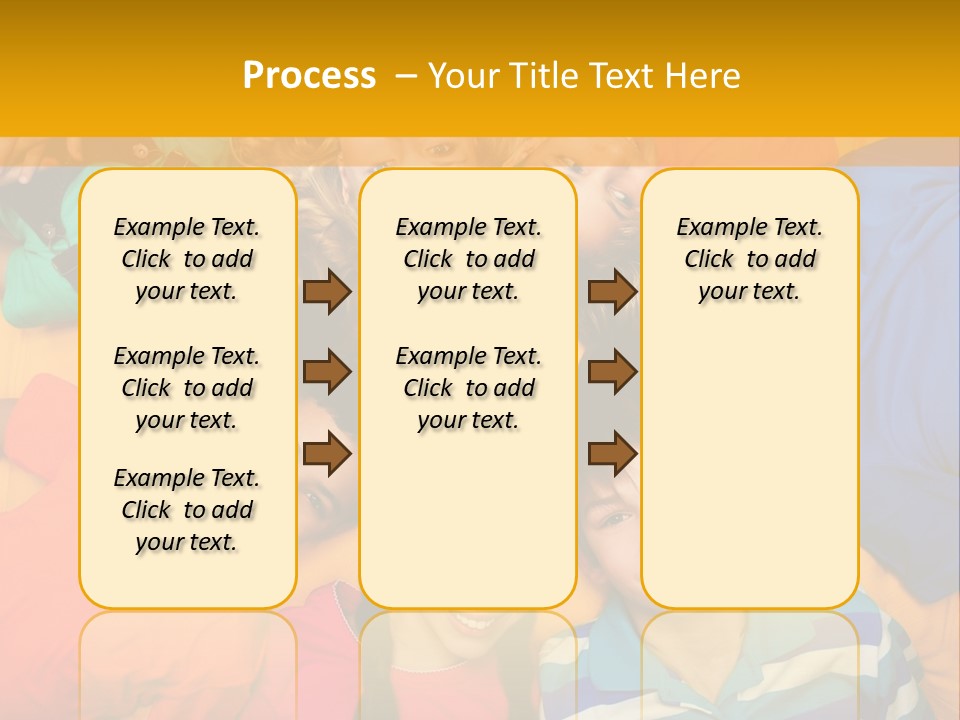 A Group Of Kids Laying On A Bed Together PowerPoint Template