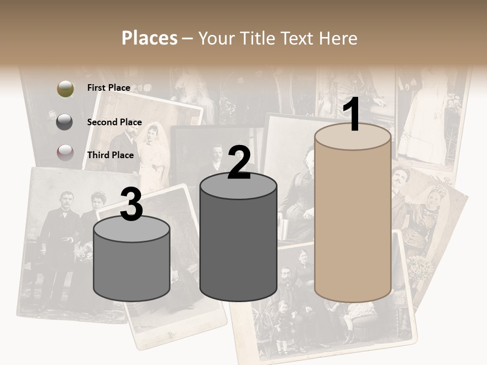 Nostalgic Marriage Sepia PowerPoint Template