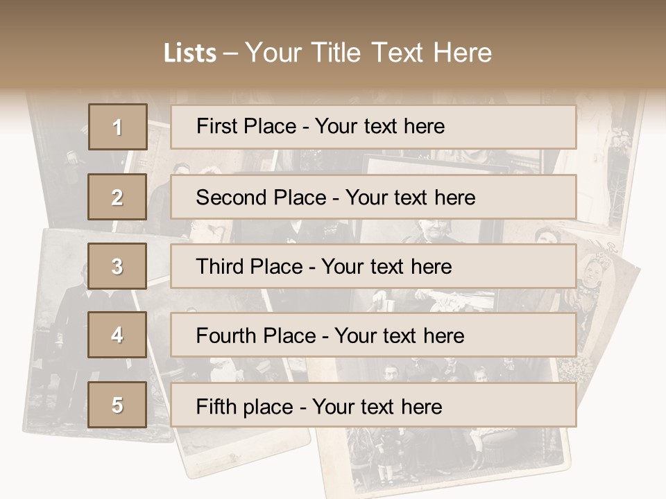 Nostalgic Marriage Sepia PowerPoint Template