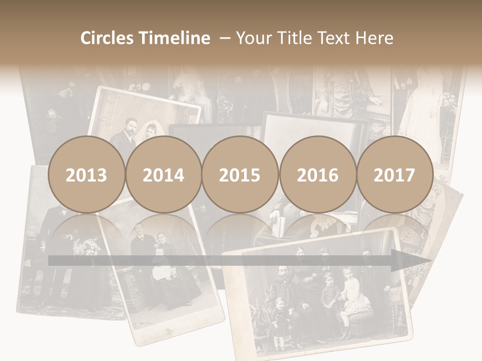Nostalgic Marriage Sepia PowerPoint Template