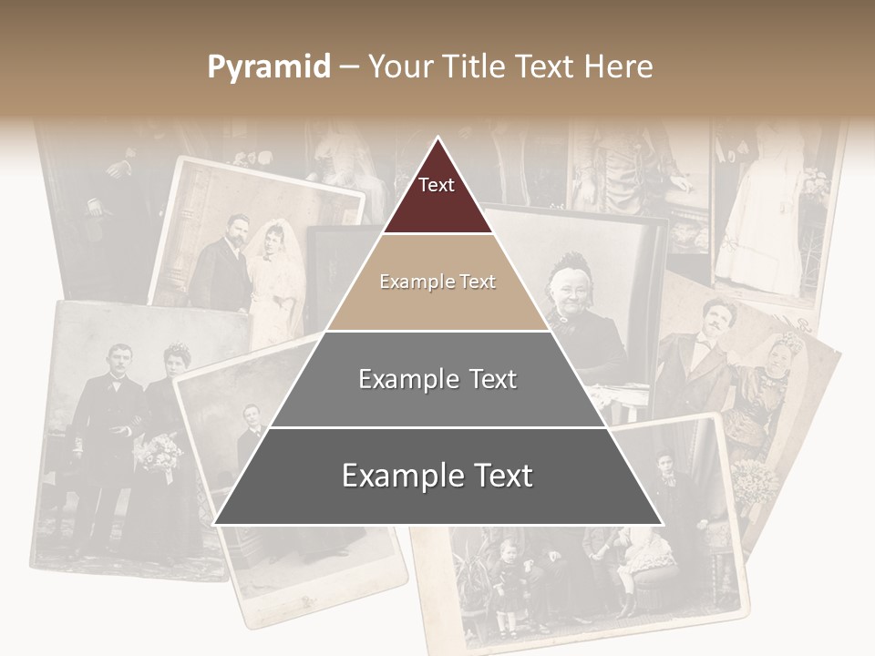 Nostalgic Marriage Sepia PowerPoint Template