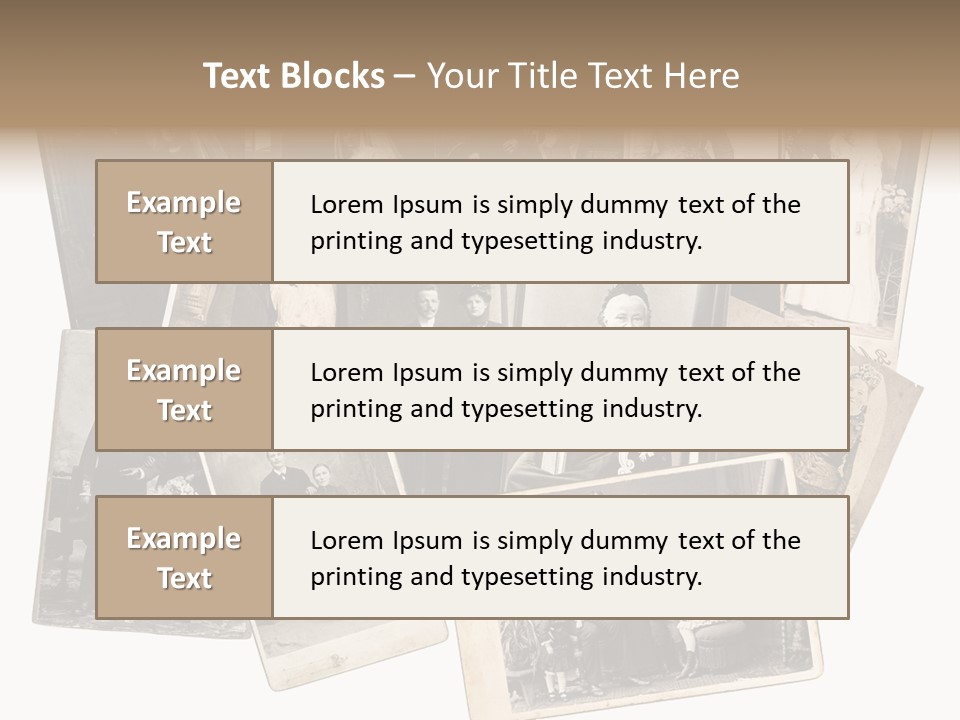 Nostalgic Marriage Sepia PowerPoint Template