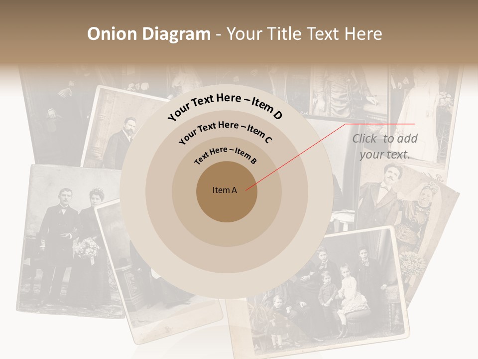 Nostalgic Marriage Sepia PowerPoint Template