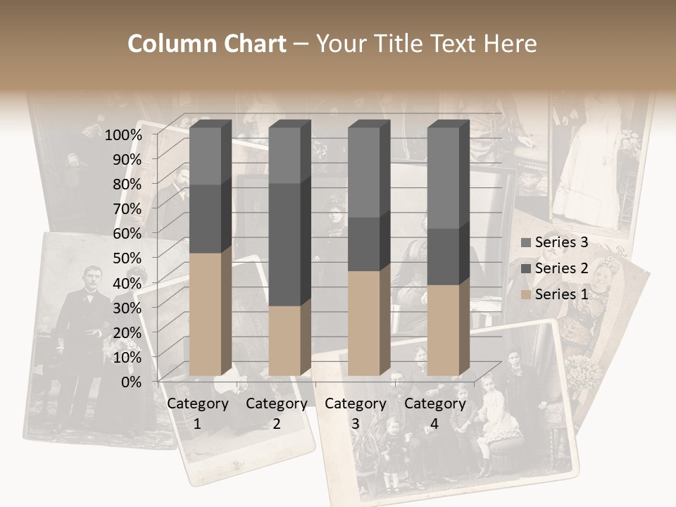 Nostalgic Marriage Sepia PowerPoint Template
