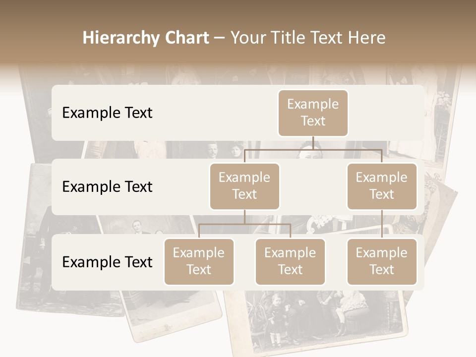 Nostalgic Marriage Sepia PowerPoint Template