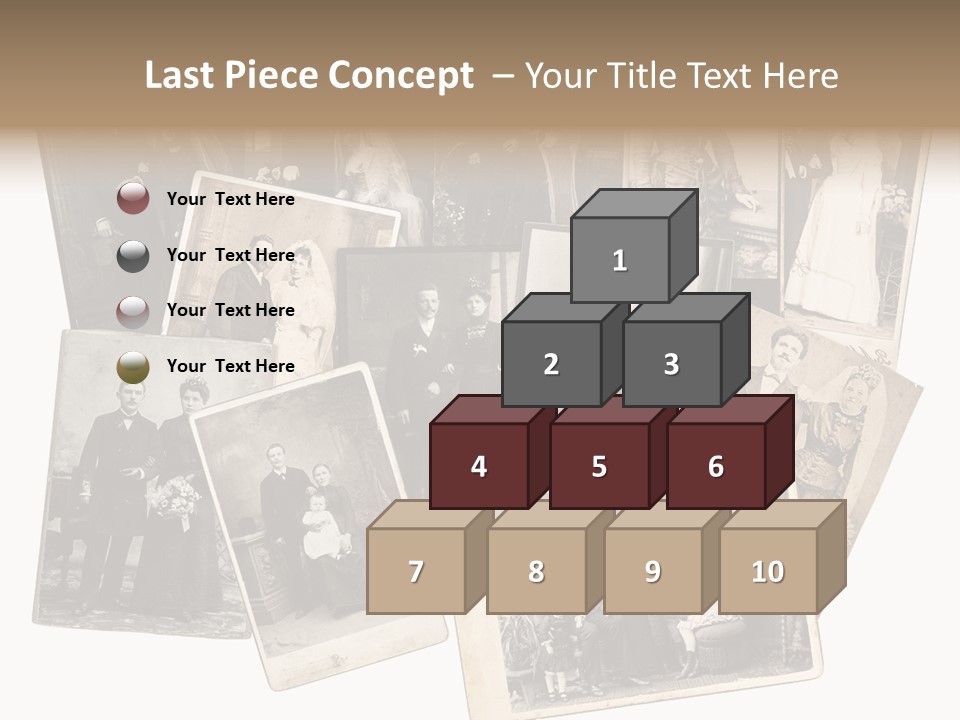 Nostalgic Marriage Sepia PowerPoint Template