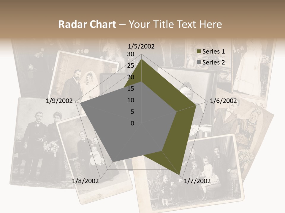 Nostalgic Marriage Sepia PowerPoint Template