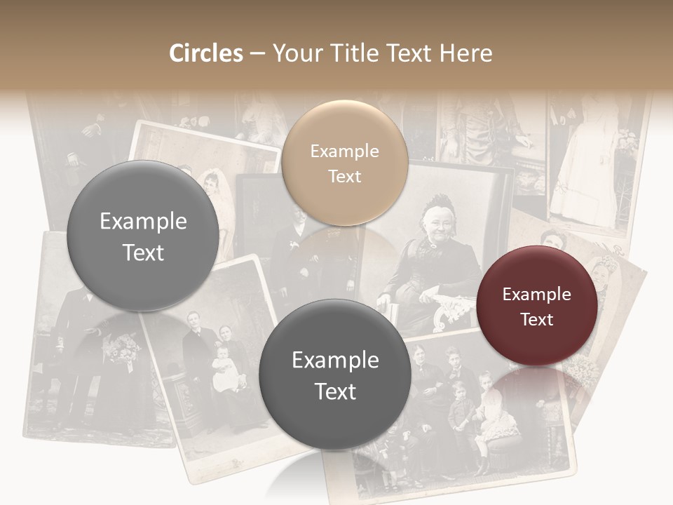 Nostalgic Marriage Sepia PowerPoint Template