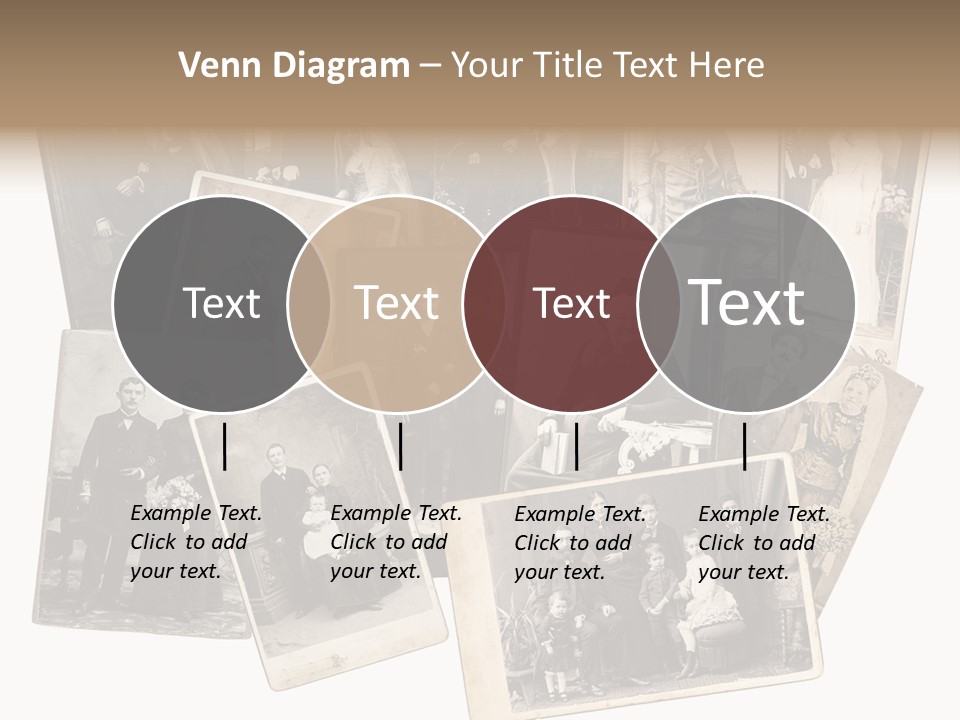 Nostalgic Marriage Sepia PowerPoint Template