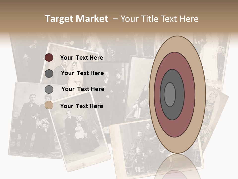 Nostalgic Marriage Sepia PowerPoint Template