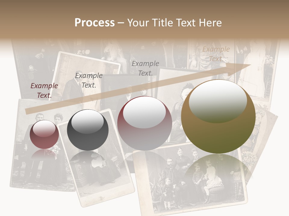 Nostalgic Marriage Sepia PowerPoint Template