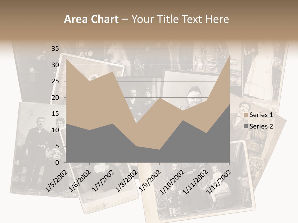 Nostalgic Marriage Sepia PowerPoint Template