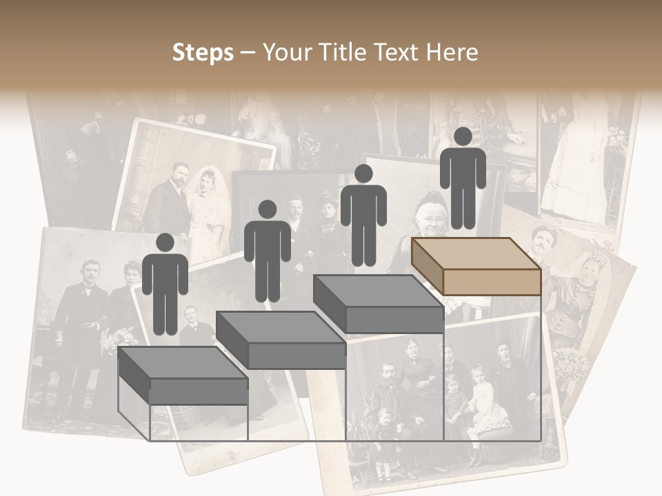 Nostalgic Marriage Sepia PowerPoint Template