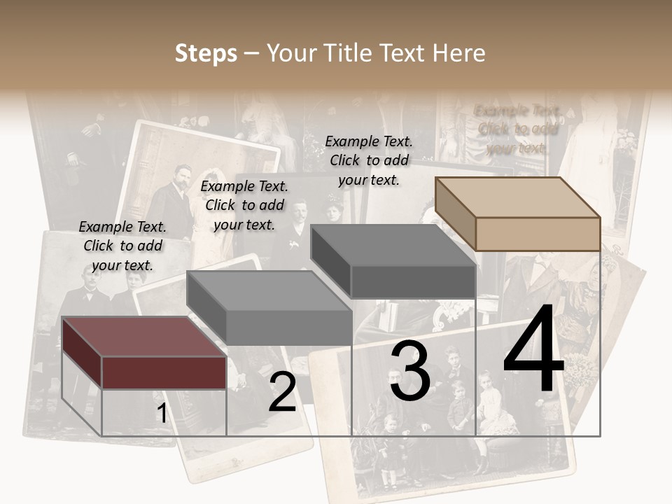 Nostalgic Marriage Sepia PowerPoint Template