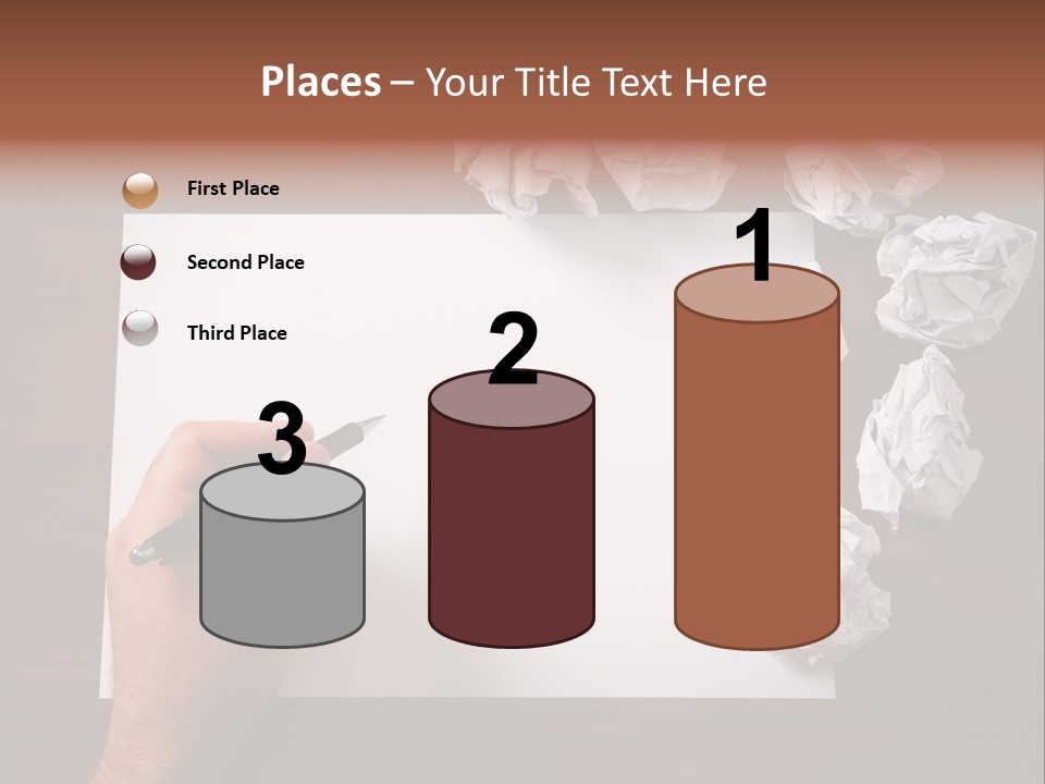 Concepts Writing Business PowerPoint Template