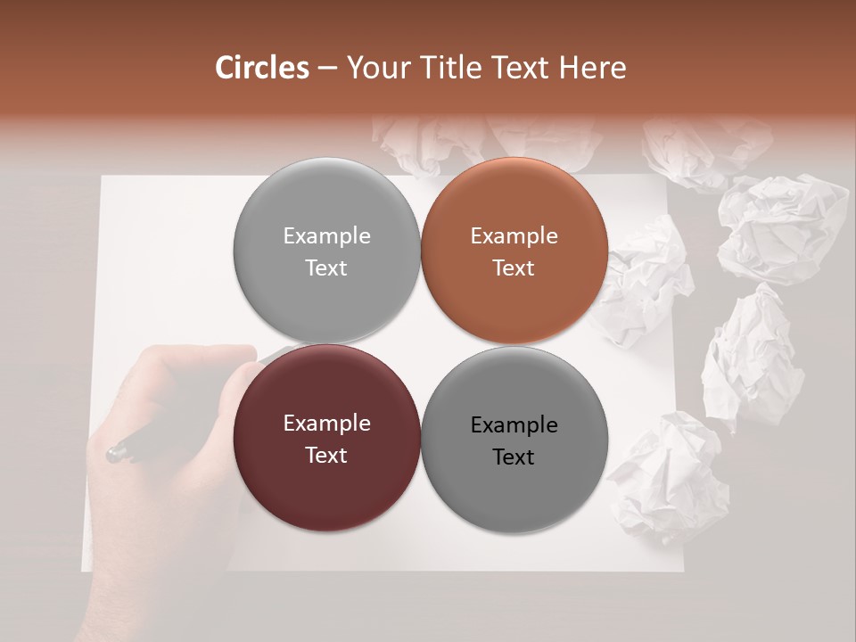 Concepts Writing Business PowerPoint Template