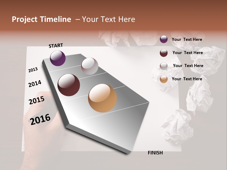 Concepts Writing Business PowerPoint Template