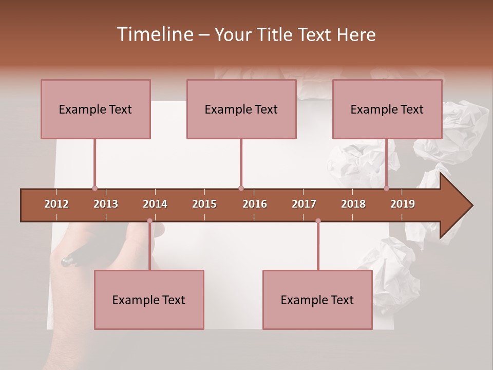 Concepts Writing Business PowerPoint Template