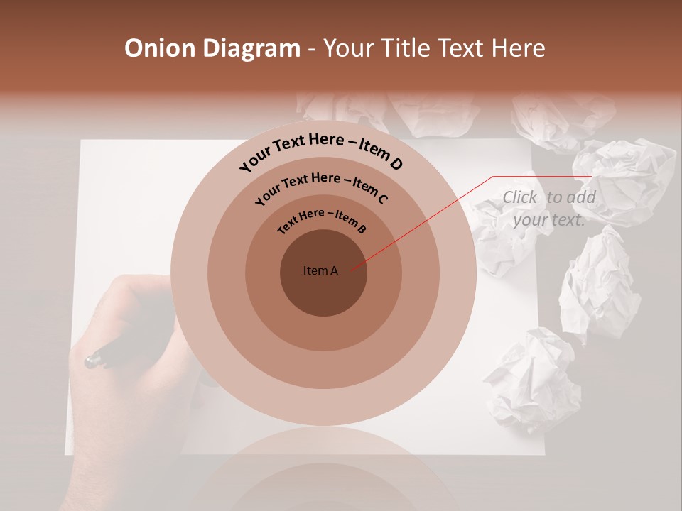 Concepts Writing Business PowerPoint Template