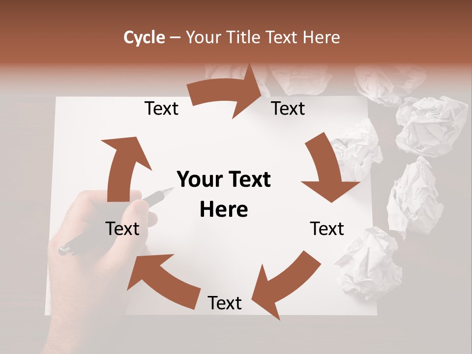 Concepts Writing Business PowerPoint Template