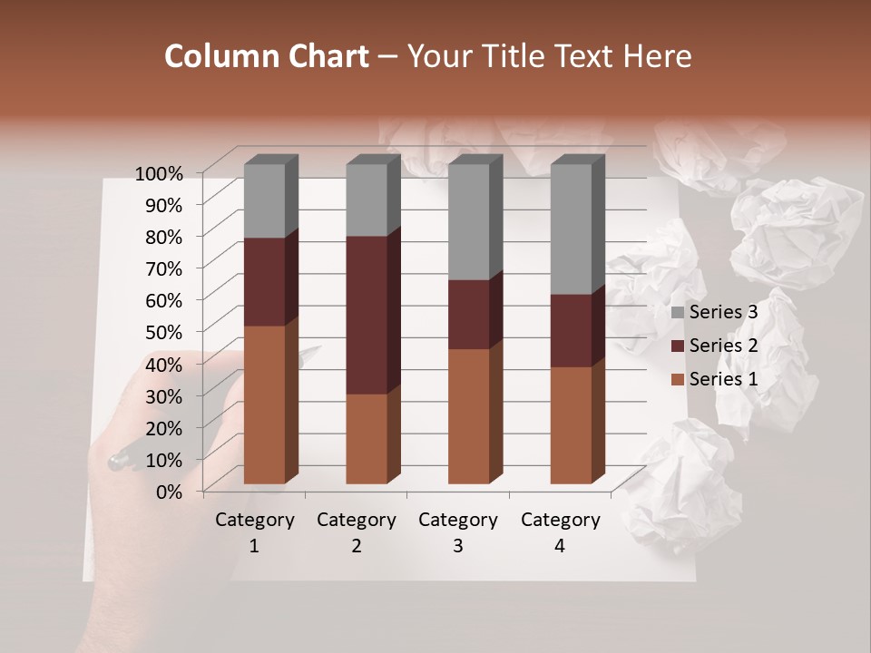 Concepts Writing Business PowerPoint Template