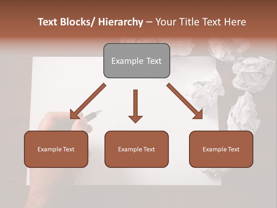 Concepts Writing Business PowerPoint Template
