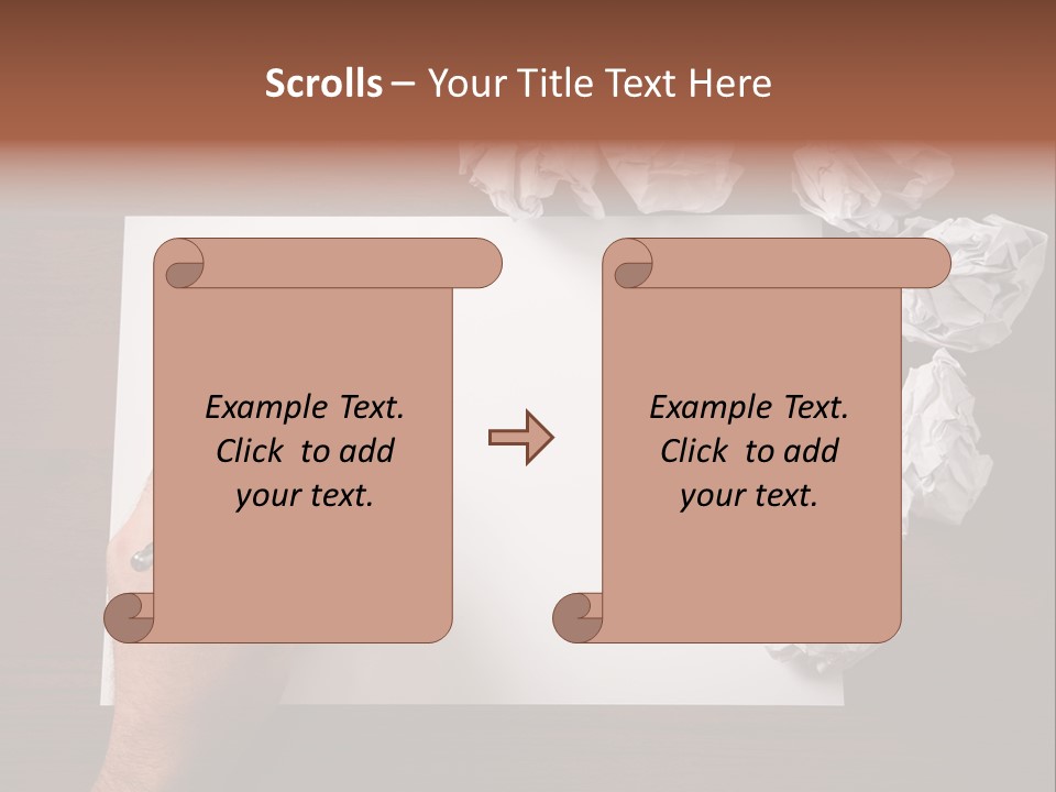 Concepts Writing Business PowerPoint Template