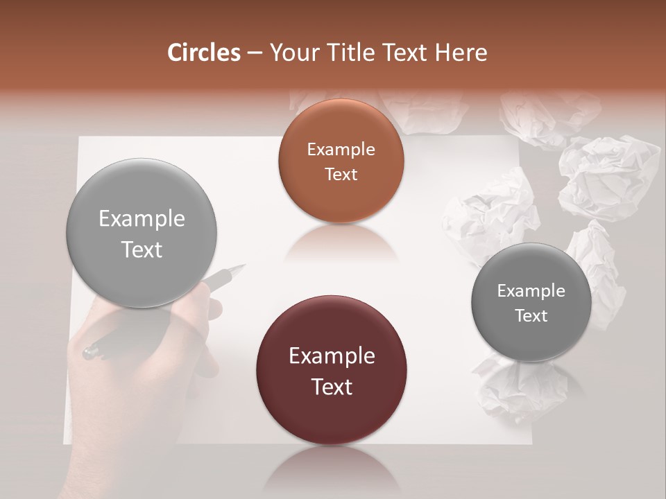 Concepts Writing Business PowerPoint Template