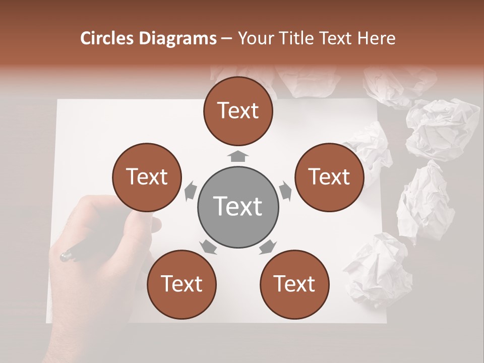 Concepts Writing Business PowerPoint Template