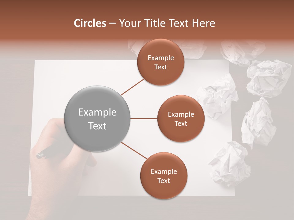 Concepts Writing Business PowerPoint Template