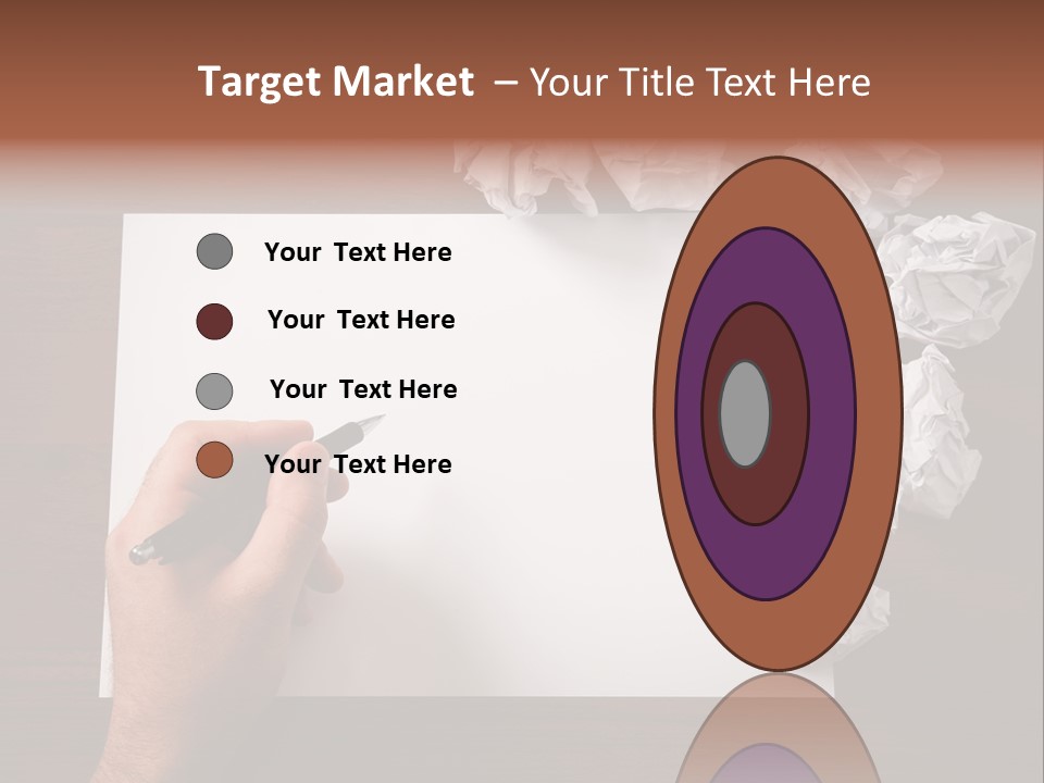 Concepts Writing Business PowerPoint Template