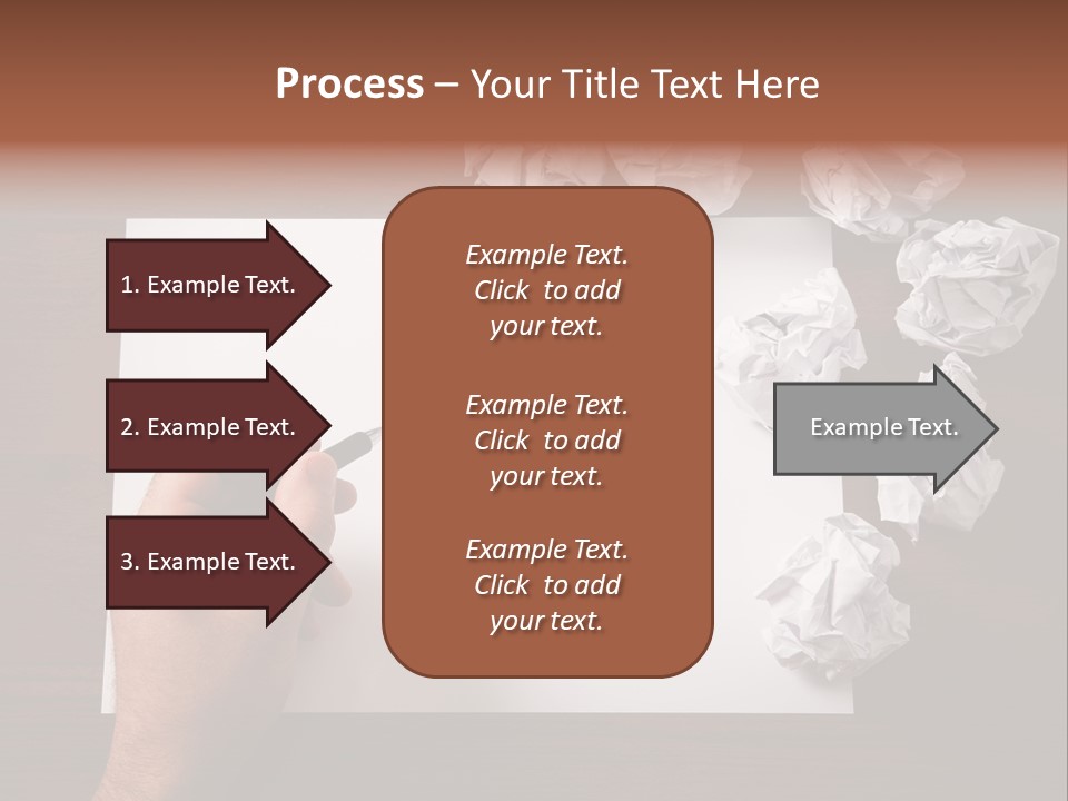 Concepts Writing Business PowerPoint Template