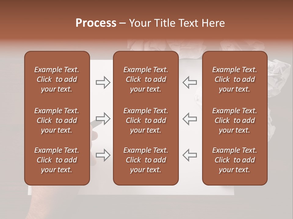 Concepts Writing Business PowerPoint Template