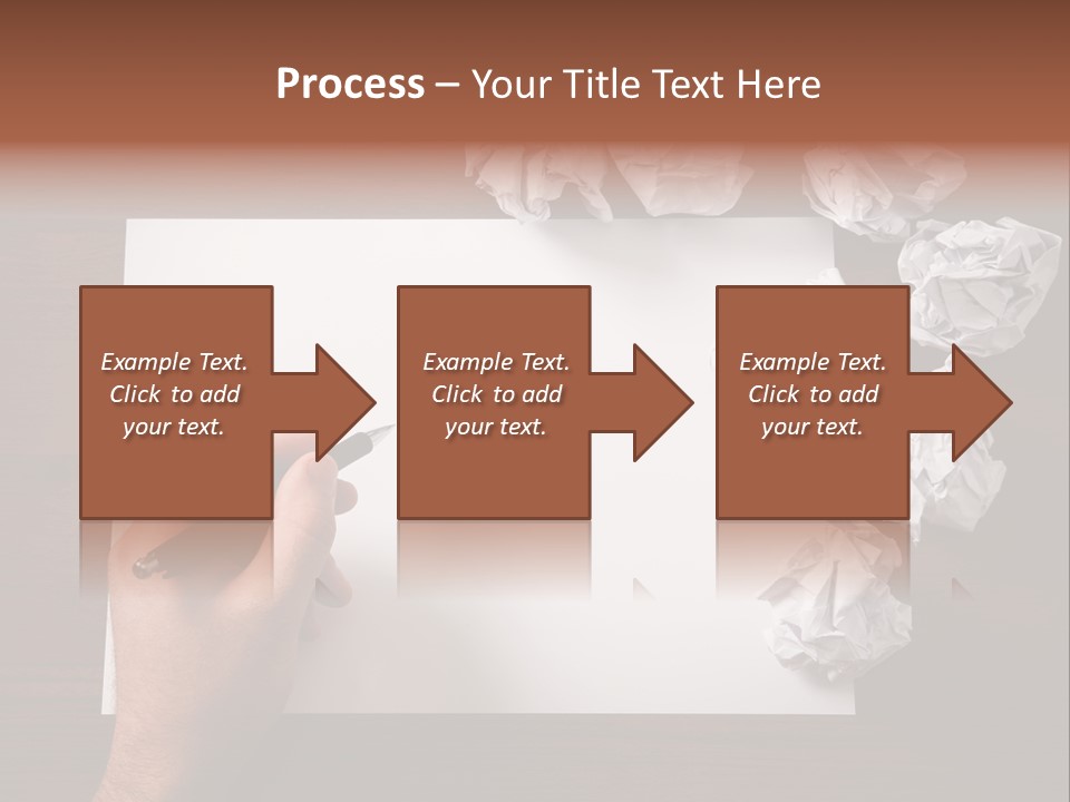 Concepts Writing Business PowerPoint Template